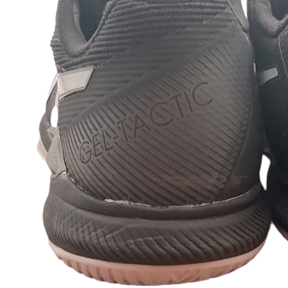 Asics GEL-TACTIC Black‎ Athletic Shoes size 7.5